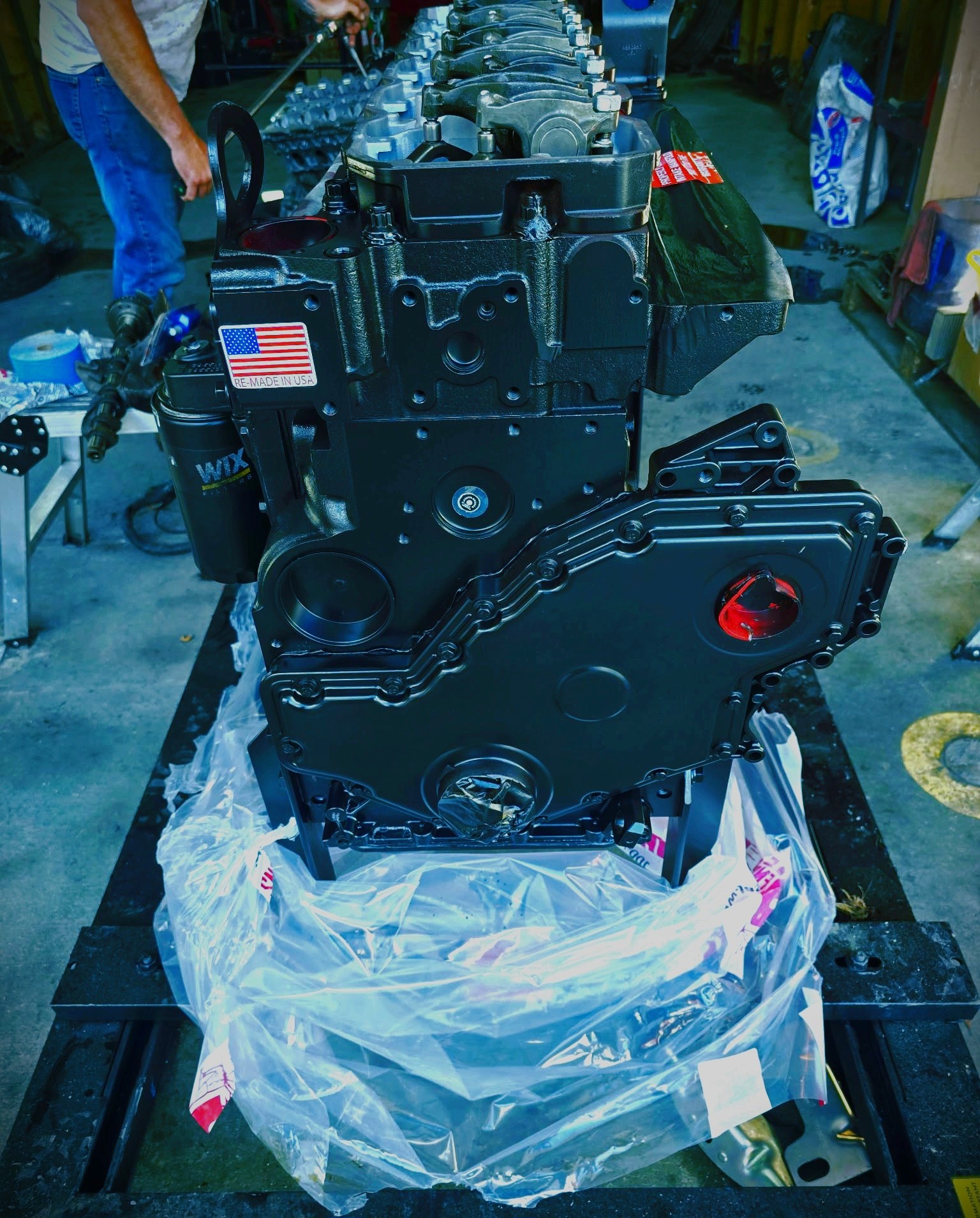Diesel engine repair service